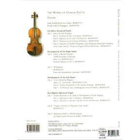 Sevcik, Otakar - Shifting the Position & Preparatory Scale, Op 8 - Violin - published by Bosworth & Co