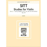 Sitt, Hans - 100 Etudes Op 32, Book 2 - Violin - edited by Gustav Saenger - published by Carl Fischer