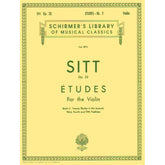 Sitt, Hans - 20 Etudes Second - Fifth Positions, Book 2 - Violin - published by G Schirmer