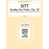 Sitt, Hans - 20 Etudes Op 32, Book 3 - Violin - published by Carl Fischer