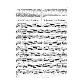 Sitt, Hans  - Scale Studies For Violin Published by Carl Fischer