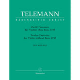 Telemann, Georg Philipp - 12 Fantasias, TWV 40:14-25 - Violin solo - published by Barenreiter
