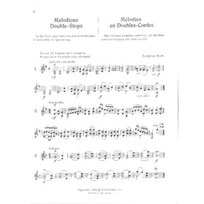 Trott - Melodious Double-Stops, Book 1 - Violin - published by G Schirmer