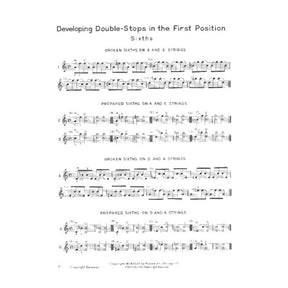 Developing Double-Stops for Violin - edited by Harvey Whistler - published by Rubank Publications