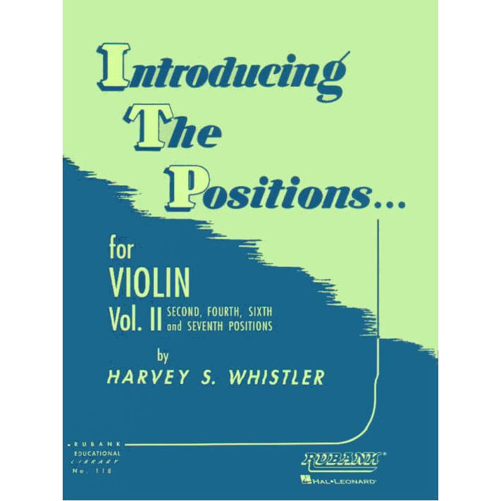 Introducing the Positions, Volume 2 - Violin - edited by Harvey Whistler - published by Rubank Publications