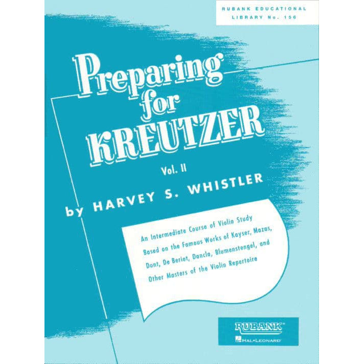 Preparing for Kreutzer, Volume 2 - Violin - edited by Harvey Whistler - published by Rubank Publications