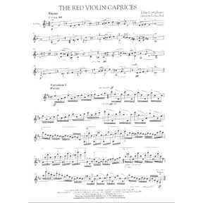 Corigliano, John - The Red Violin Caprices for Solo Violin - edited by Joshua Bell - published Schirmer Edition