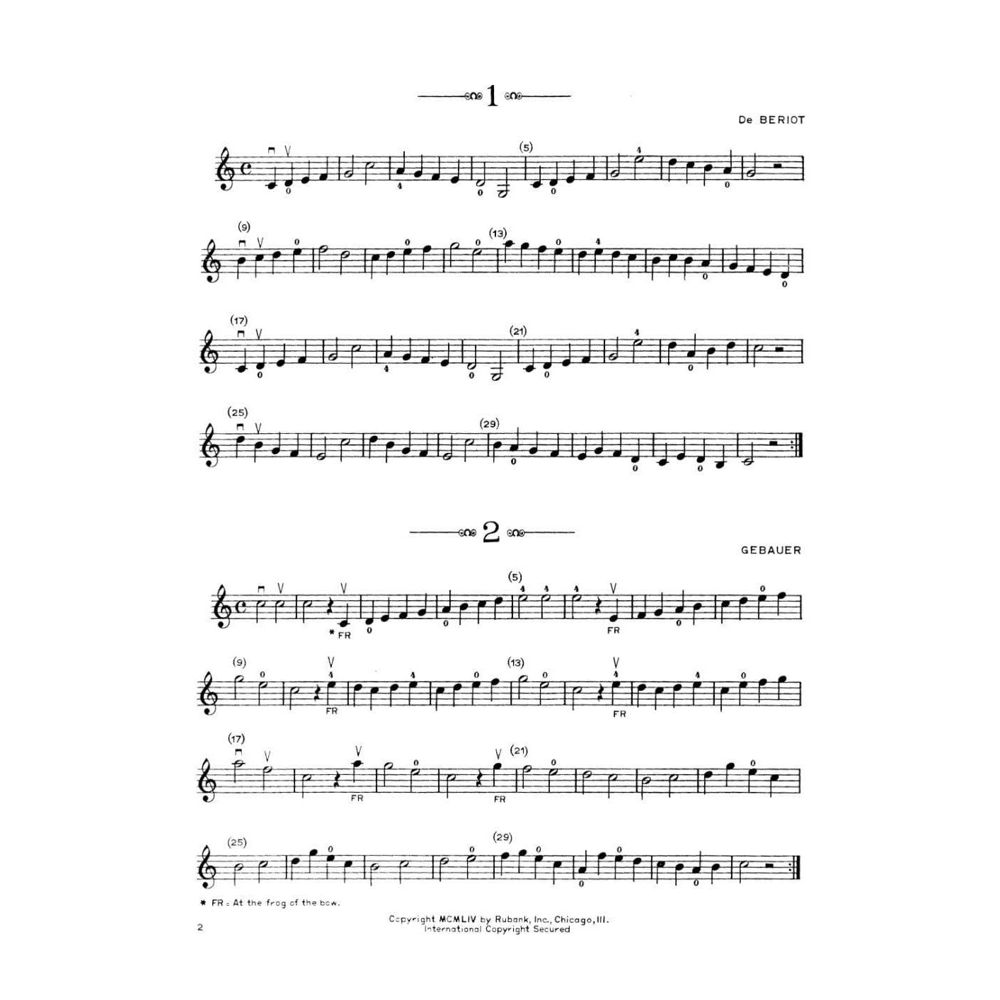 Whistler - First Etude Album for Violin Published by Rubank Publications
