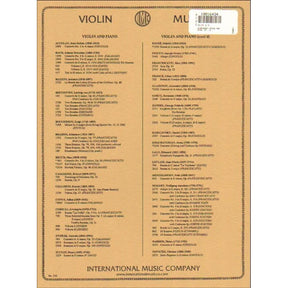 Wieniawski, Henryk - Ecole Moderne, Op 10 - Solo Violin - edited by Ivan Galamian - published by International Music Company