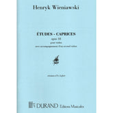 Wieniawski, Henryk - Etudes-Caprices, Op 18 - Violin - edited by A Lefort - published by Edition Durand