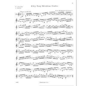 Wohlfahrt, Franz - 50 Easy Melodious Studies, Op 74, Book 2 - Violin solo - G Schirmer Edition