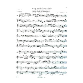 Franz Wohlfahrt - 40 Elementary Etudes for Violin, Op 54 - Violin - Schirmer