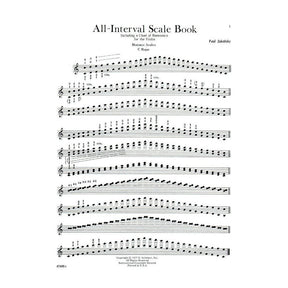 Zukofsky - All Interval Scale Book for Violin Published by G Schirmer