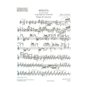 Bela Bartok - Sonata for Solo Violin, Sz 117 - Violin - edited by Yehudi Menuhin - Boosey and Hawkes