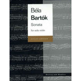 Bela Bartok - Sonata for Solo Violin, Sz 117 - Violin - Boosey and Hawkes