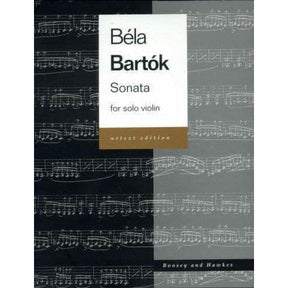 Bela Bartok - Sonata for Solo Violin, Sz 117 - Violin - Boosey and Hawkes