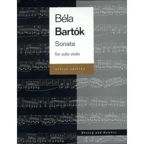 Bela Bartok - Sonata for Solo Violin, Sz 117 - Violin - Boosey and Hawkes