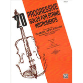 20 Progressive Solos for String Instruments for Violin - arranged by Samuel Applebaum - Alfred Publication