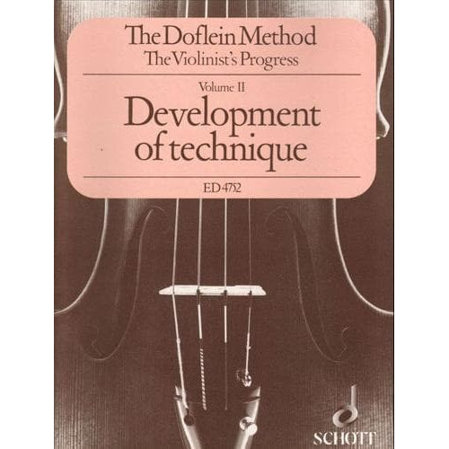 Erich and Elma Doflein - The Doflein Method, Volume 2: Development of Technique - Violin - Schott