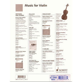 Erich and Elma Doflein - The Doflein Method, Volume 4: Further Technique in Bowing and Fingering - Violin - Schott