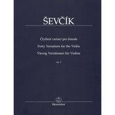 Sevcik, Otakar - 40 Variations Op 3 for Violin - Barenreiter