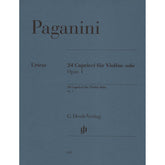 Paganini, Niccolò - 24 Caprices, Op 1 - Violin solo - Urtext Edition - Published by G Henle Verlag