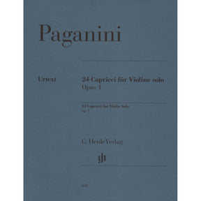 Paganini, Niccolò - 24 Caprices, Op 1 - Violin solo - Urtext Edition - Published by G Henle Verlag