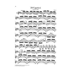 Paganini, Niccolò - 24 Caprices, Op 1 - Violin solo - Urtext Edition - Published by G Henle Verlag