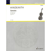 Hindemith, Paul - Sonata for Violin Solo, Op 31, No 2 - Schott Edition