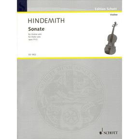 Hindemith, Paul - Sonata for Violin Solo, Op 31, No 2 - Schott Edition