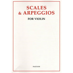 Paxton Music - Scales and Arpeggios for Violin