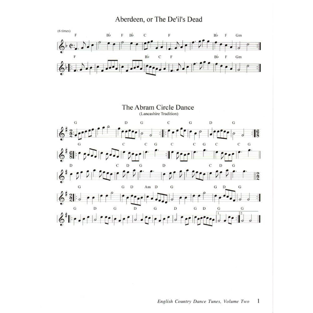 The Barnes Book of English Country Dance Tunes - Volume 2