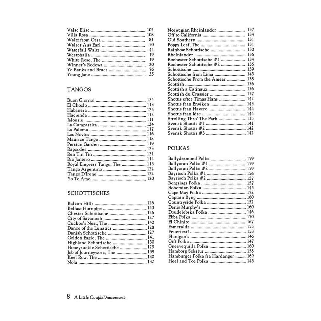 A Little Couple Dancemusik for Fiddle or Violin