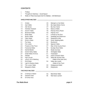 The Waltz Book for Violin - Collected and Edited by Bill Matthiesen