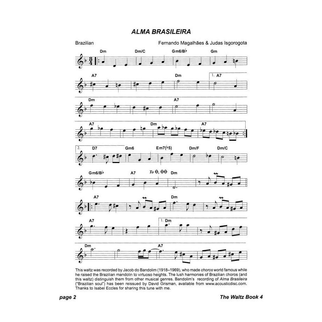 The Waltz Book, Volume 4 - for Violin - edited by Bill Matthiesen