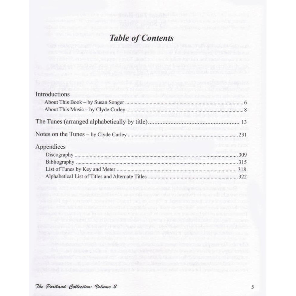 Songer - The Portland Collection, Volume 2 Book For Violin