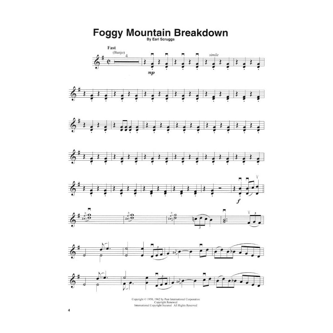 Violin Play-Along, Volume 1: Bluegrass - Violin - Hal Leonard