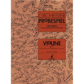 Various - Test Pieces For Orchestral Auditions, Violin, Volume 1 - edited by Karin Boerries, Artur F Wendt - Schott