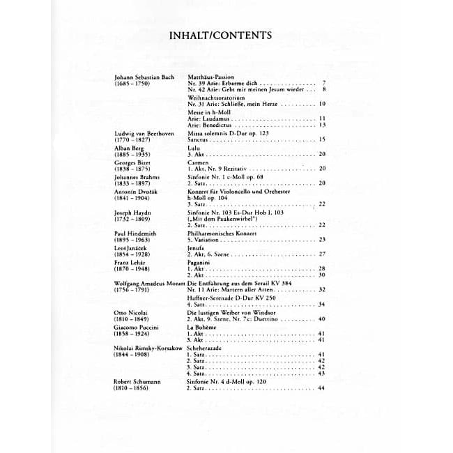 Various - Test Pieces For Orchestral Auditions, Violin, Volume 1 - edited by Karin Boerries, Artur F Wendt - Schott