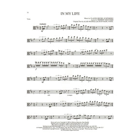 Boublil/Schönberg - Selections from "Les Misérables" - Viola - arranged by Cameron Mackintosh - Hal Leonard Edition