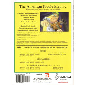 Wicklund, Brian - The American Fiddle Method, Volume 1 - Violin - Book with Online Audio - Mel Bay Publications