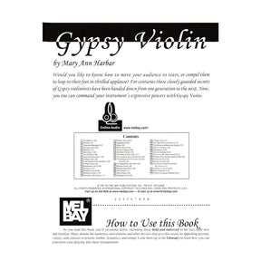 Harbar, Mary Ann - Gypsy Violin - for Violin with Online Audio Accompaniment - Mel Bay Publications