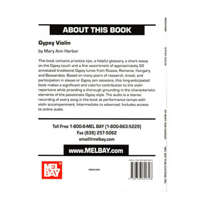 Harbar, Mary Ann - Gypsy Violin - for Violin with Online Audio Accompaniment - Mel Bay Publications