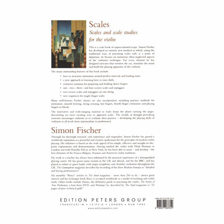 Fischer, Simon - Scales and Scale Studies for Violin - Edition Peters