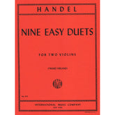 Handel, George Frideric - Nine Easy Duets - Two Violins - arranged and edited by Waldemar Twarz and Joseph Vieland - International Edition
