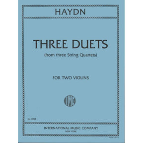 Haydn, Franz Joseph - Three Duets, Op 99 - Two Violins - International Edition