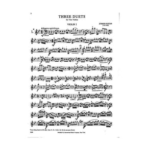 Haydn, Franz Joseph - Three Duets, Op 99 - Two Violins - International Edition