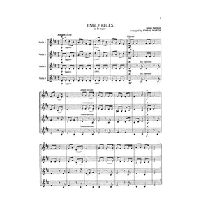 Martin, Joanne - Festive Strings for Violin Ensemble - Four Violins - Alfred Music Publishing