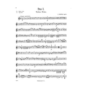 Pleyel, Ignace Joseph - Six Little Duets Op 8 B 538 - 543 For Two Violins Published by G Schirmer
