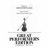 Prokofiev, Serge - Sonata For 2 Violins Op 56 Edited by David Oistrakh Published by G Schirmer